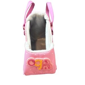 Our Generation Pink Doll Pet Carrier Bag 18” Doll Accessory Polka Dot